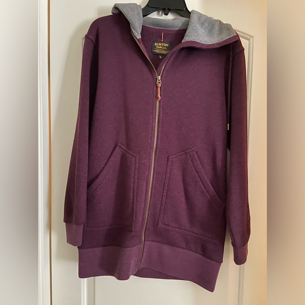 Burton Women's Fleece Zip Up Hoodie - size small